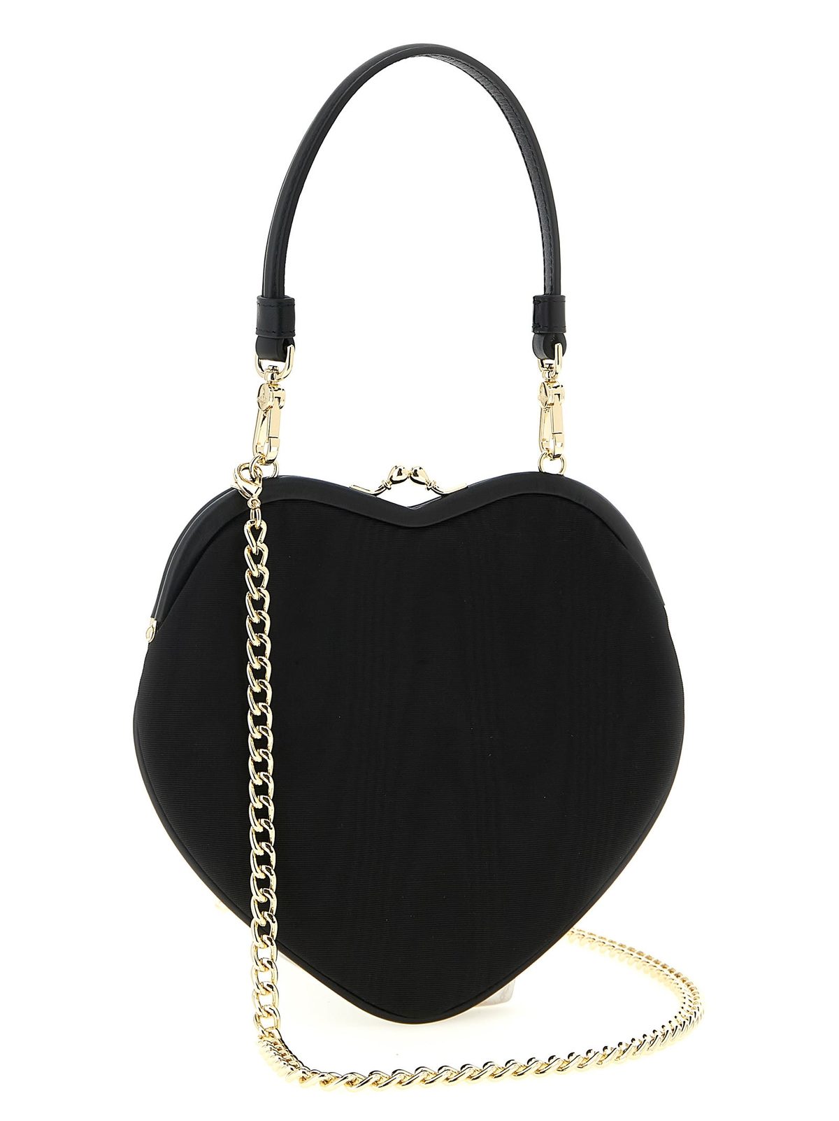 Vivienne Westwood Belle Heart Frame Purse Handbag - Black - Image 2 of 4