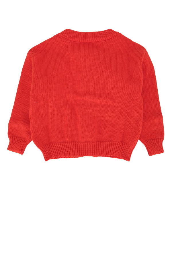 KIDS Bobo Choses Pixel Daisy Cardigan - Red