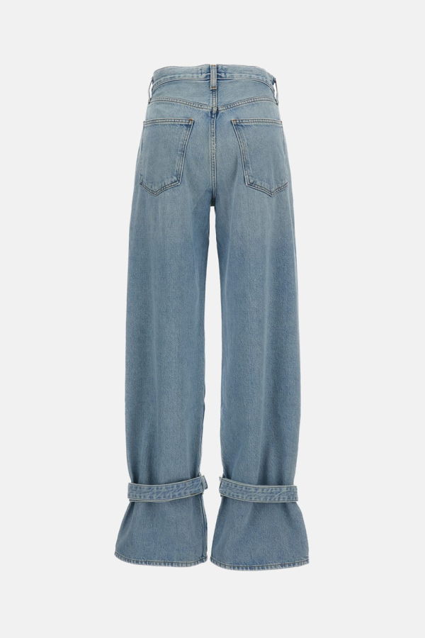 AGOLDE Cinched Hem Jeans - Clear Blue