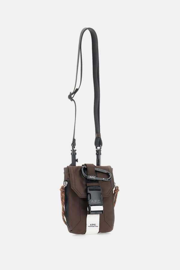 A.P.C. Crossbody Pouch Trek Shoulder Bag - Brown