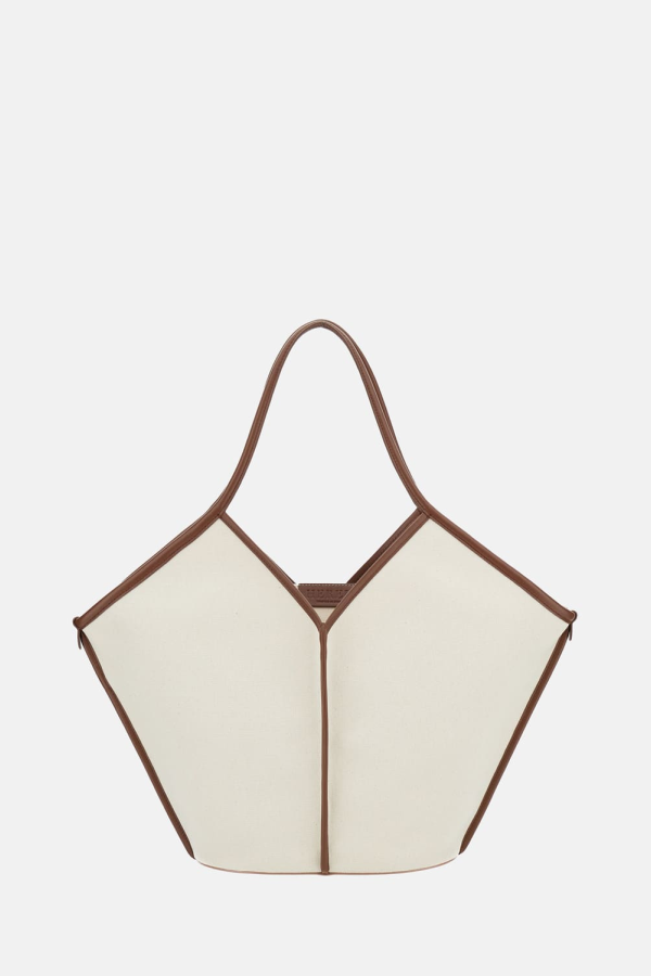 Hereu Calella Tote Bag - Beige / Chestnut