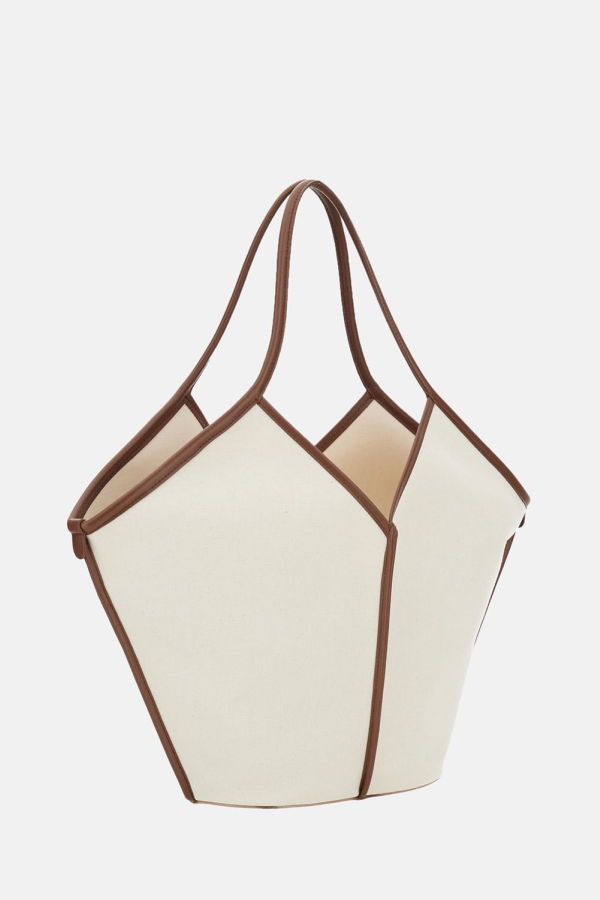 Hereu Calella Tote Bag - Beige / Chestnut