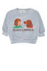 KIDS Bobo Choses Friends In A Pickle Sweatshirt - Heather Grey - Thumbnail 1