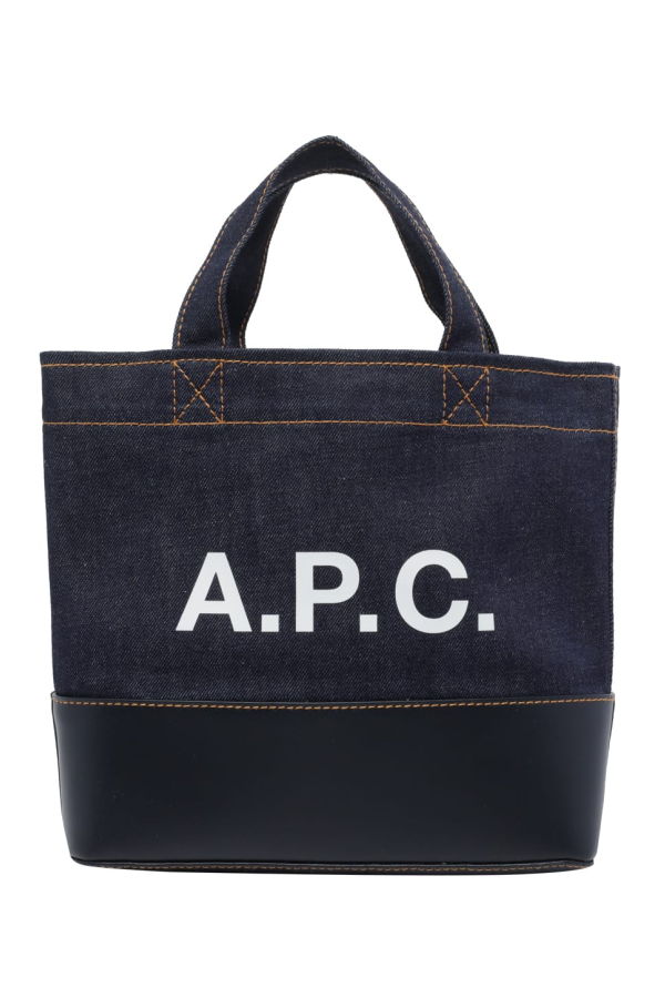 A.P.C. Mini Axel Tote Bag - Blue
