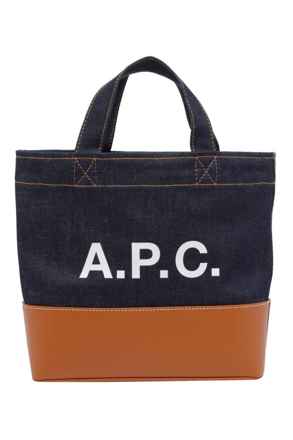 A.P.C. Mini Axel Tote Bag - Blue