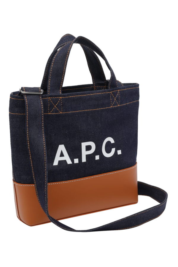 A.P.C. Mini Axel Tote Bag - Blue