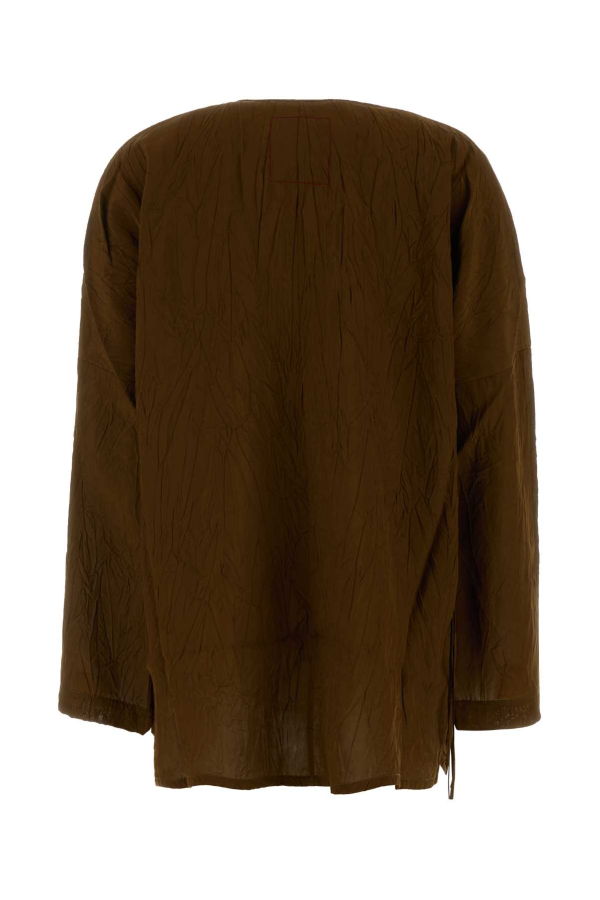 Uma Wang Mud Jersey Tanesha Blouse - Mustard