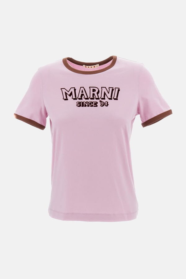 Marni Logo T-Shirt - Pink