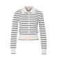 A.P.C. Striped Cardigan - White - Thumbnail 1