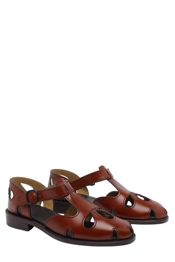 Hereu Floreta Slim Sandals - Brown