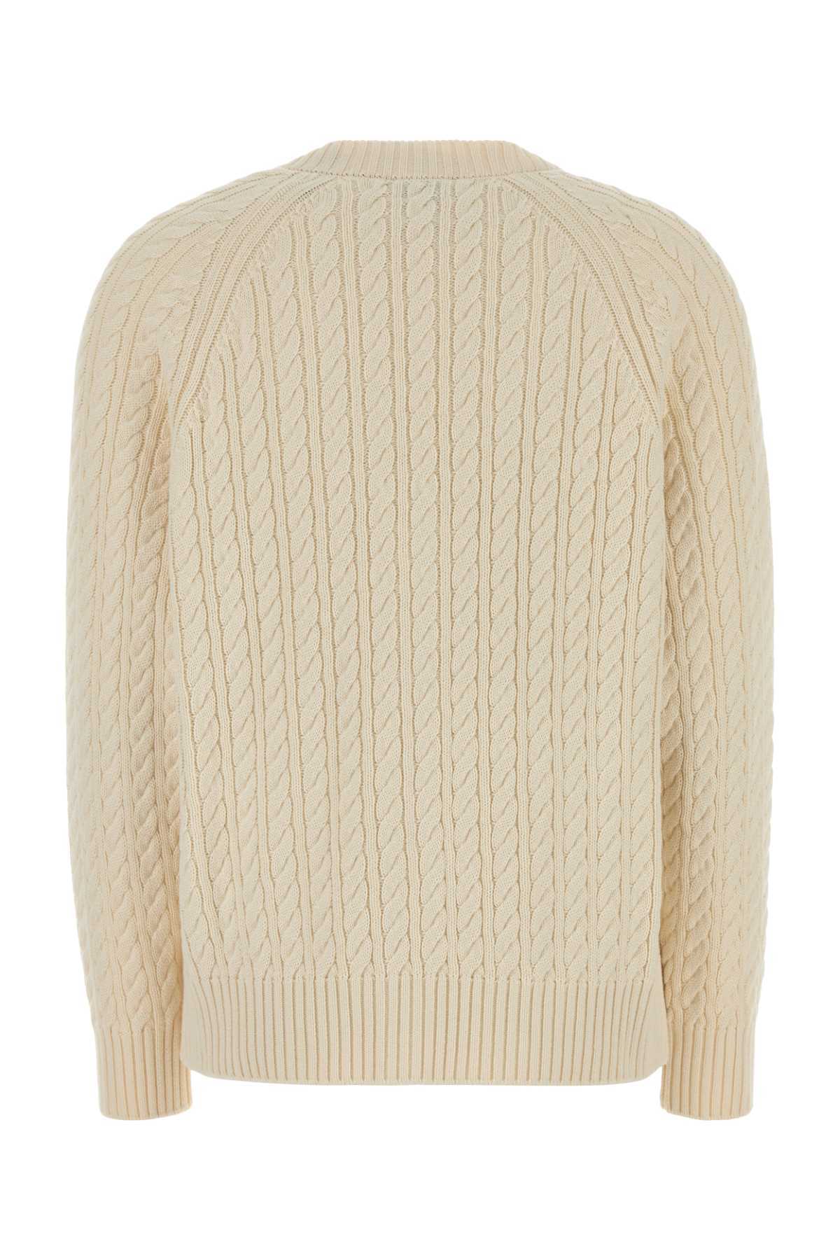 Kenzo Ivory Cotton Blend Cardigan - Ecru - Image 2 of 2
