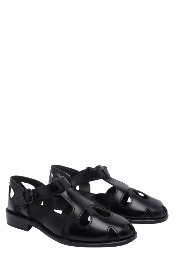 Hereu Floreta Slim Sandals - Black
