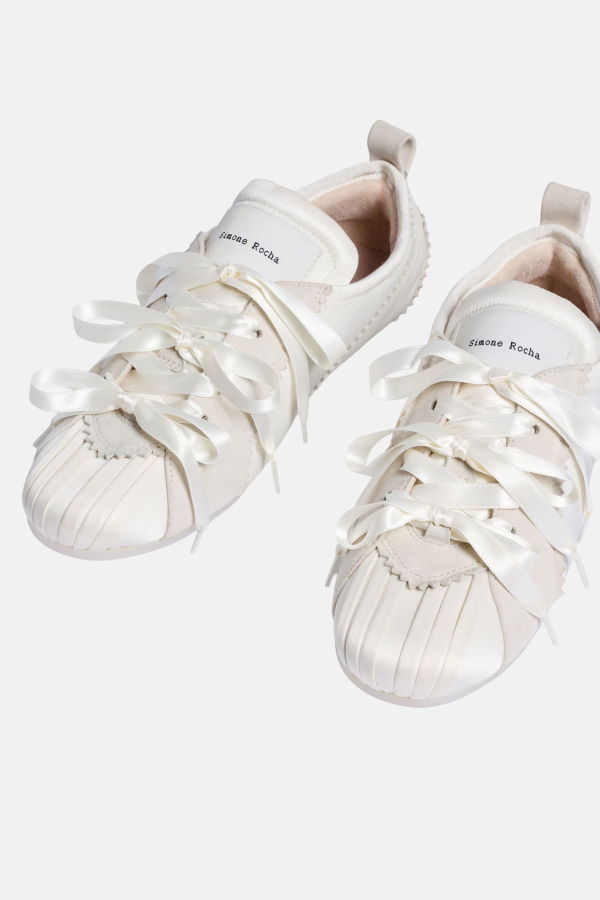 Simone Rocha Ballerina Grip Trainer Sneakers - White