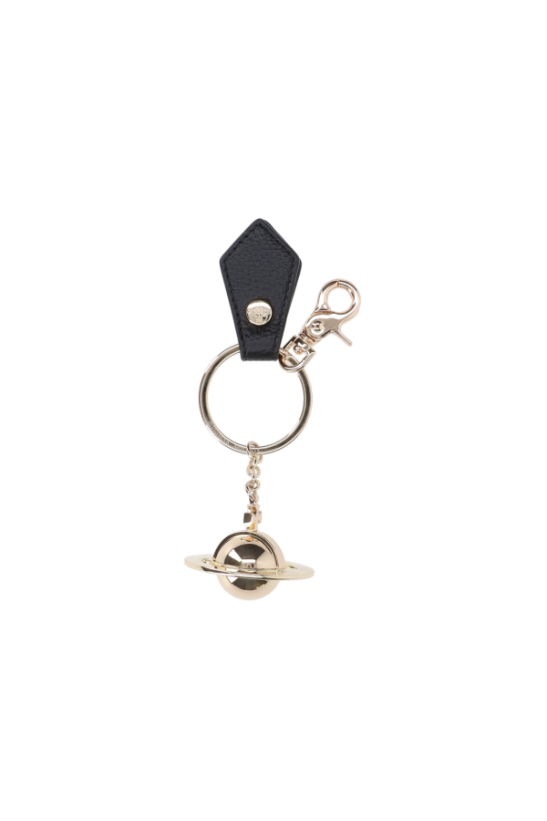 Vivienne Westwood 3D Orb Logo Keyring - Black