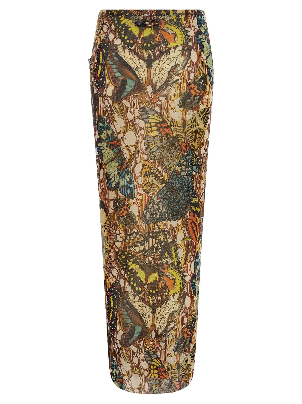 Jean Paul Gaultier Re-Edition The Yellow Butterfly Skirt - Multicolor - Image 2 of 4