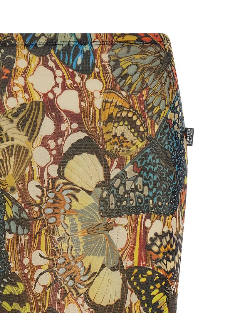 Jean Paul Gaultier Re-Edition The Yellow Butterfly Skirt - Multicolor