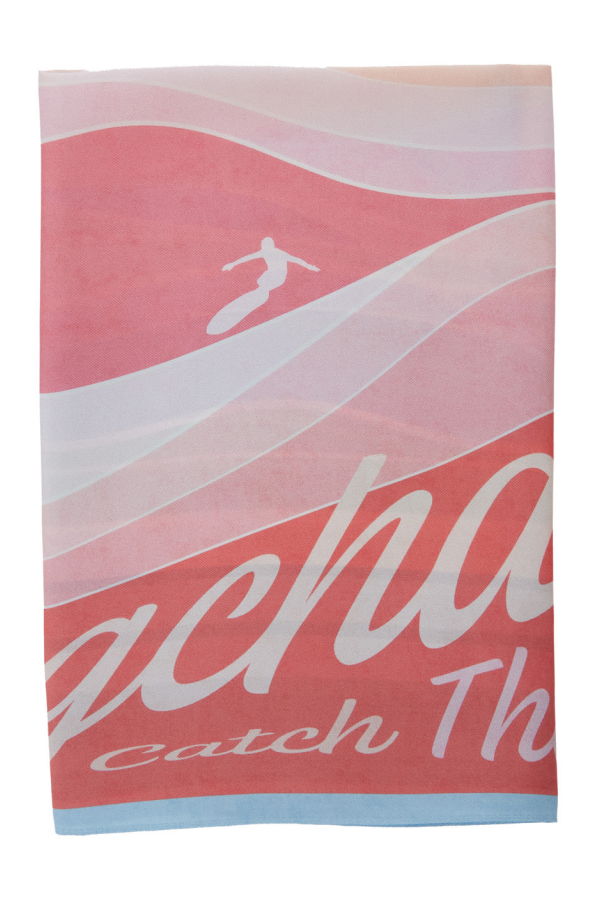 Longchamp All-Over Print Silk Scarf - Red