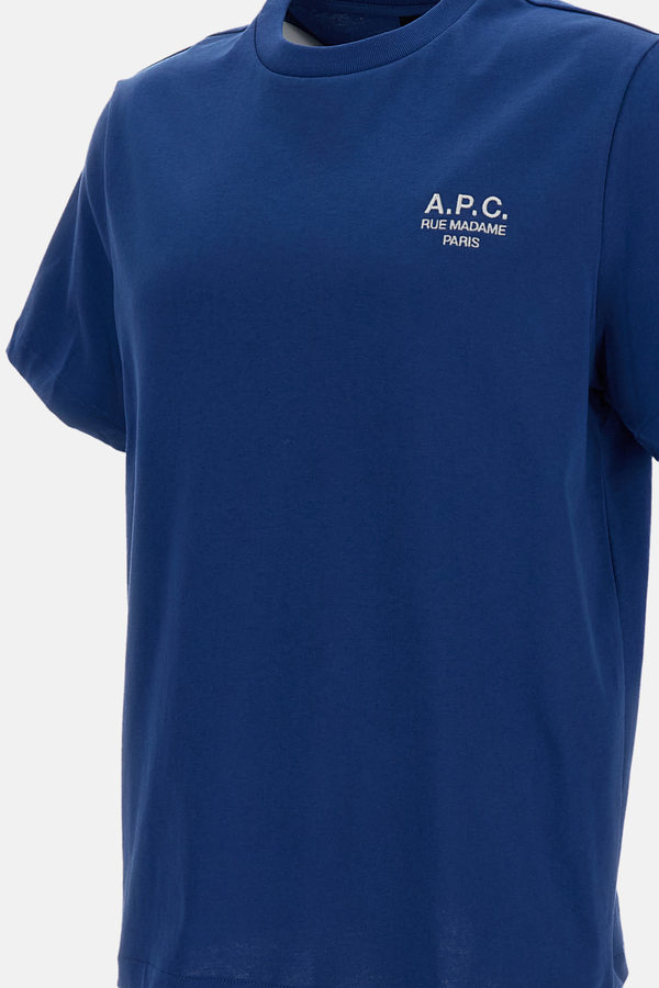 A.P.C. T-shirt Standard Rue Madame Tee - Blue