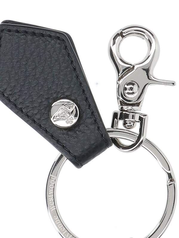 Vivienne Westwood 3D Orb Keyring - Black