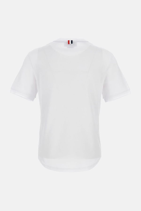thom browne Cotton Milano Pocket Tee - White