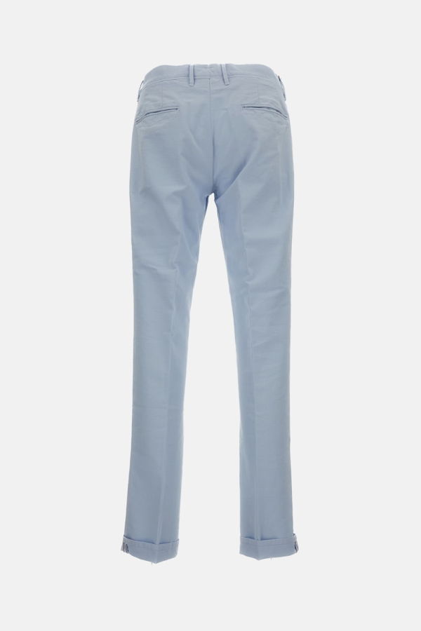 Incotex Slim Fit Trousers - Clear Blue