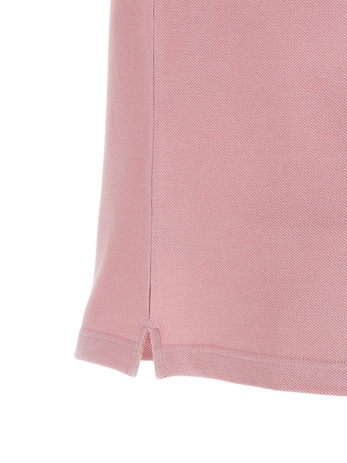 Marni Piqué Cotton Polo Shirt - Pink - Image 4 of 4