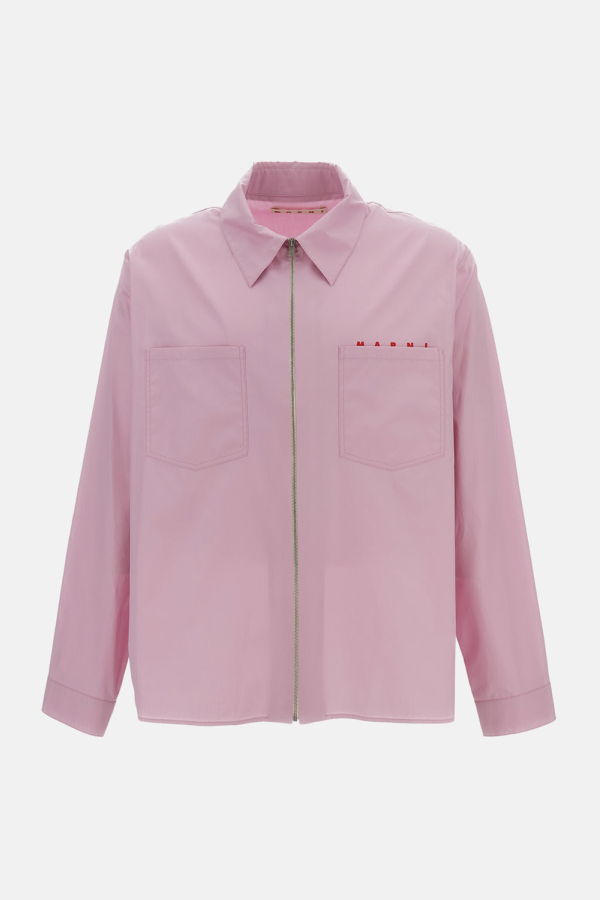 Marni Zipped Shirt - Pink