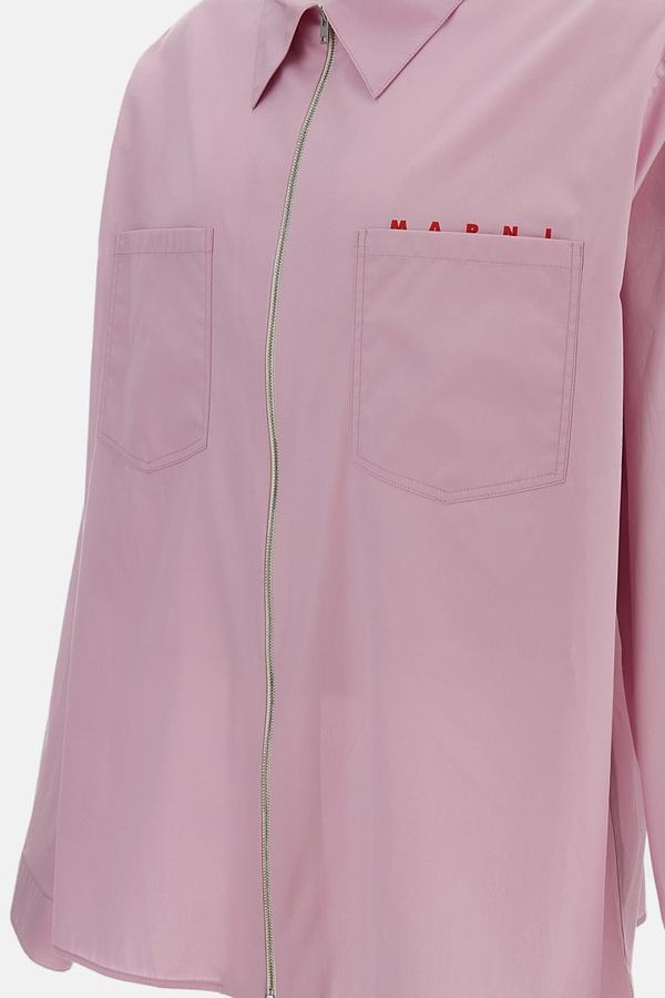 Marni Zipped Shirt - Pink