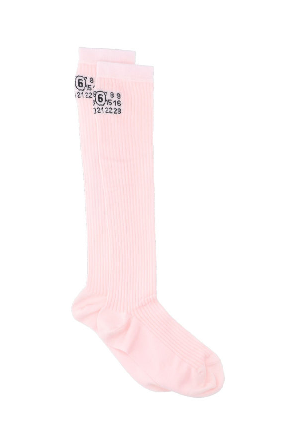 MM6 Maison Margiela Numeric Socks - Pink