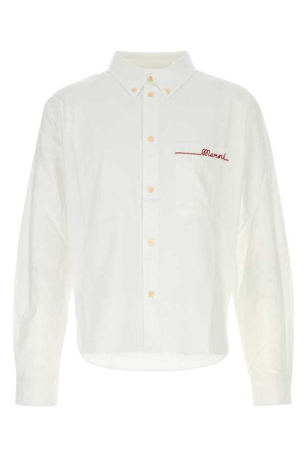 Marni White Oxford Shirt - Lily White Marni White Oxford Shirt - Lily White