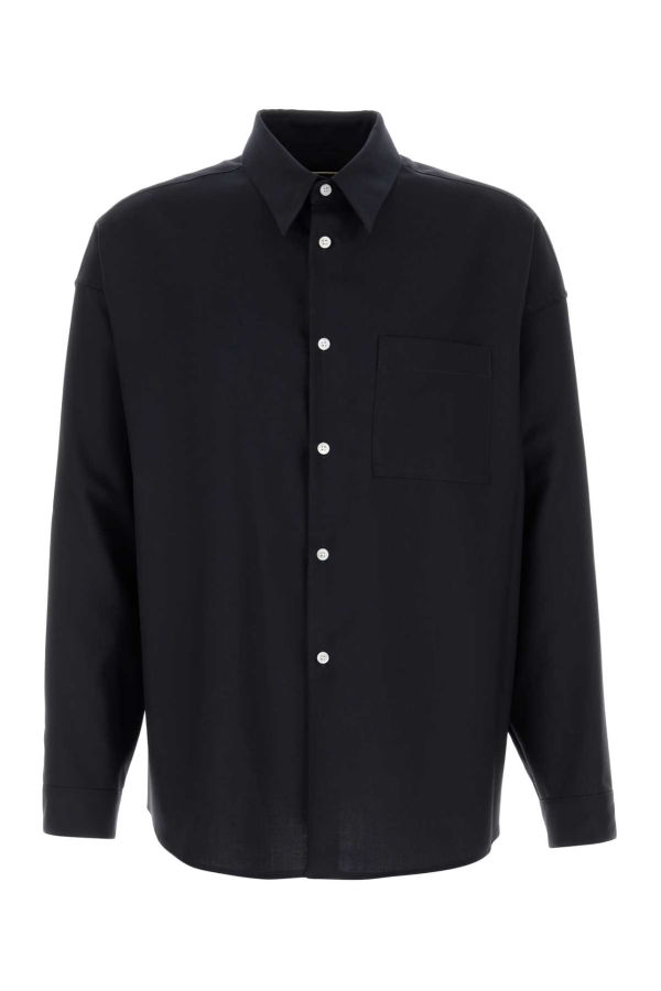 Marni Midnight Blue Twill Shirt - Midnight Blue