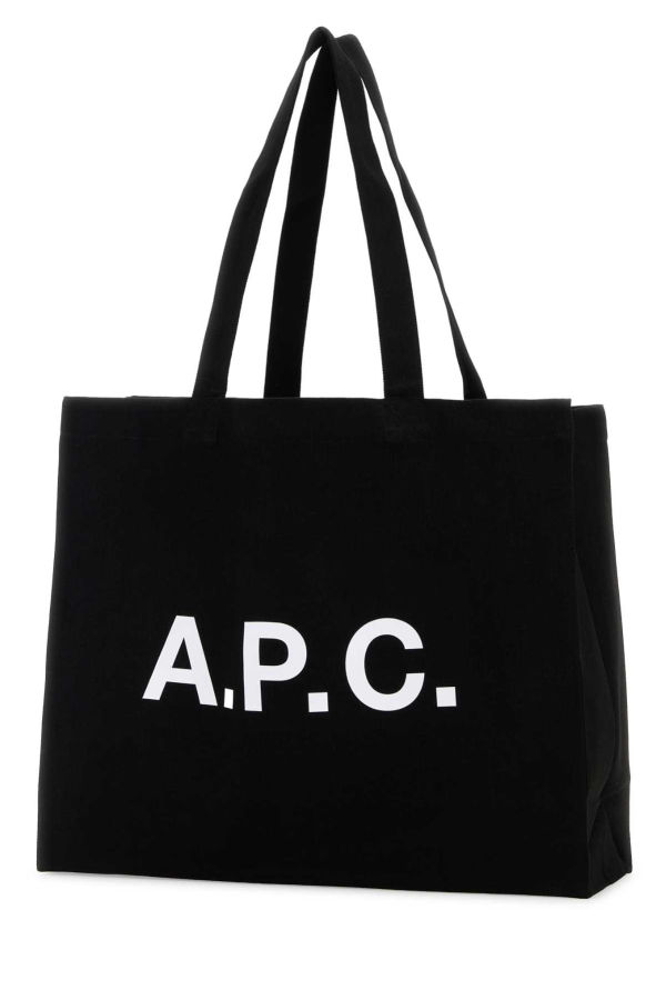 A.P.C. Diane Canvas Tote Bag - Black
