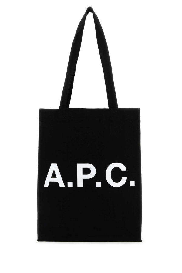 A.P.C. Lou Shopping Bag Tote - Black