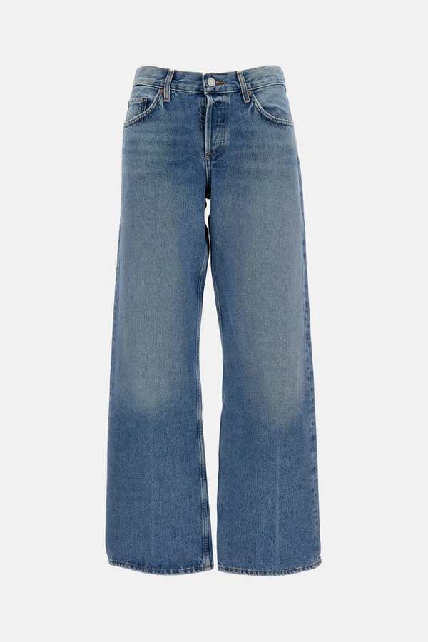 AGOLDE Low Rise Loose In Vault Jeans - Light Blue