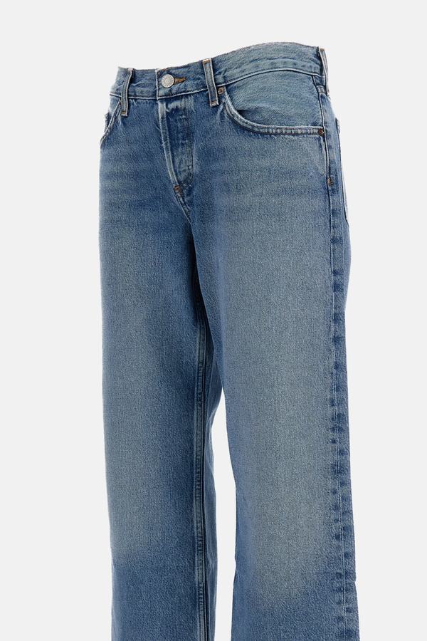 AGOLDE Low Rise Loose In Vault Jeans - Light Blue