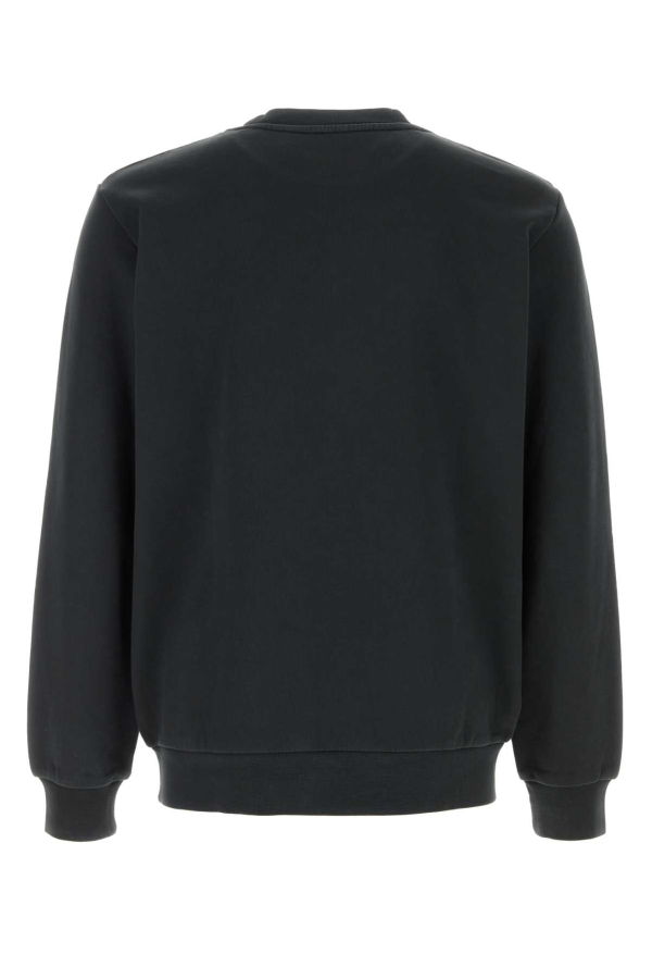A.P.C. Slate Cotton Sweatshirt - Noirblanccasse