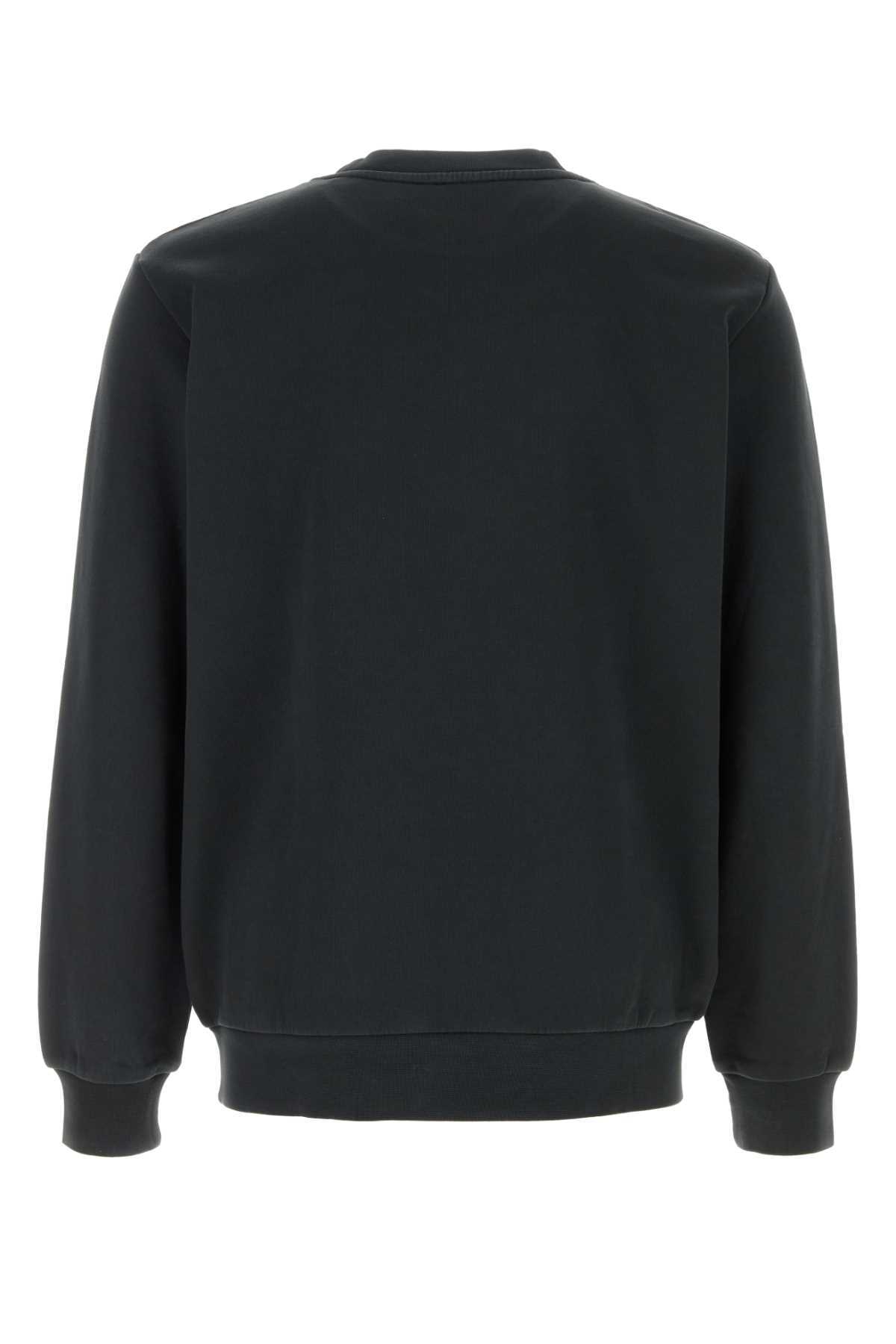 A.P.C. Slate Cotton Sweatshirt - Noirblanccasse - Image 2 of 2