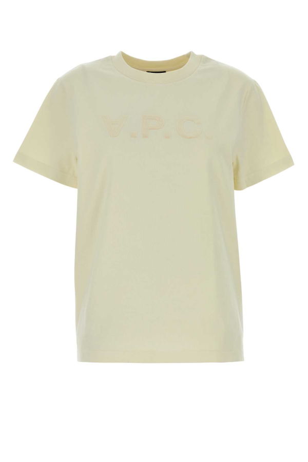 A.P.C. Cotton T-Shirt - Cream