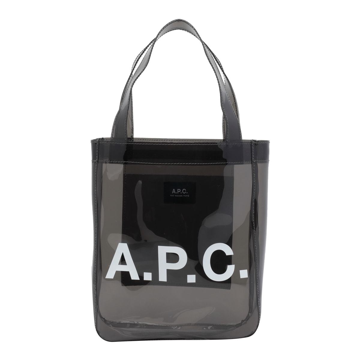 A.P.C. Small Lou Tote Bag - Gray - Image 1 of 4