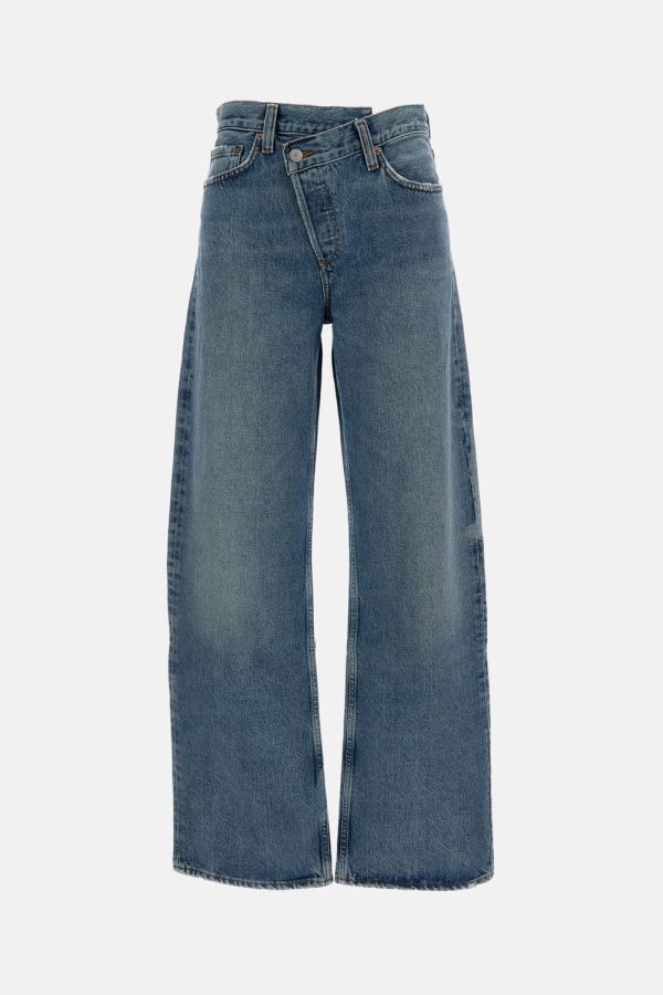 AGOLDE Arc Criss Cross Jeans - Blue