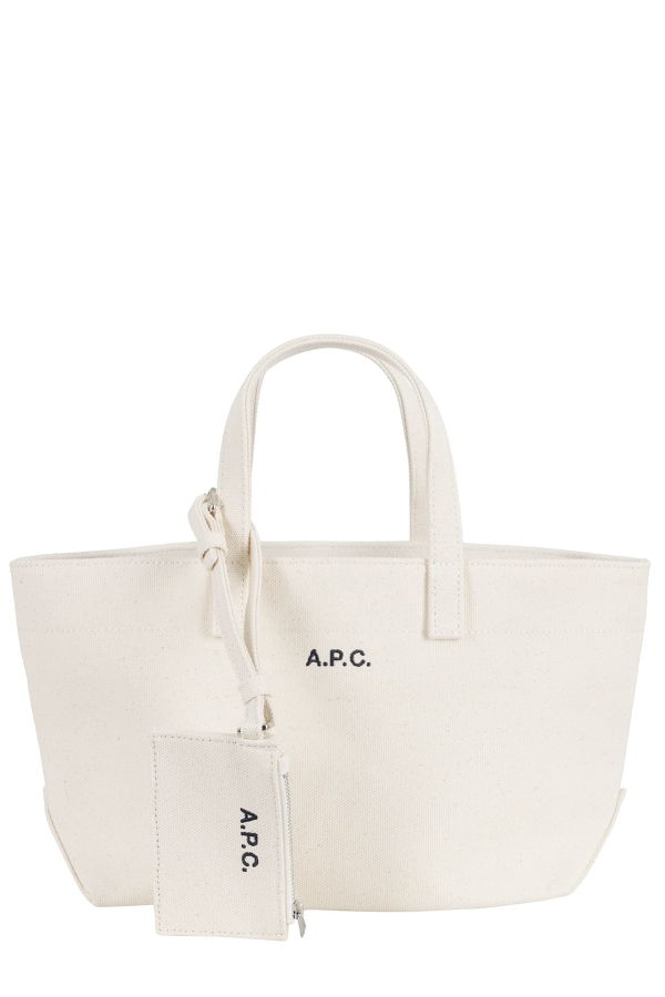 A.P.C. Le Drummer Toile Small Tote Bag - Aad Ecru