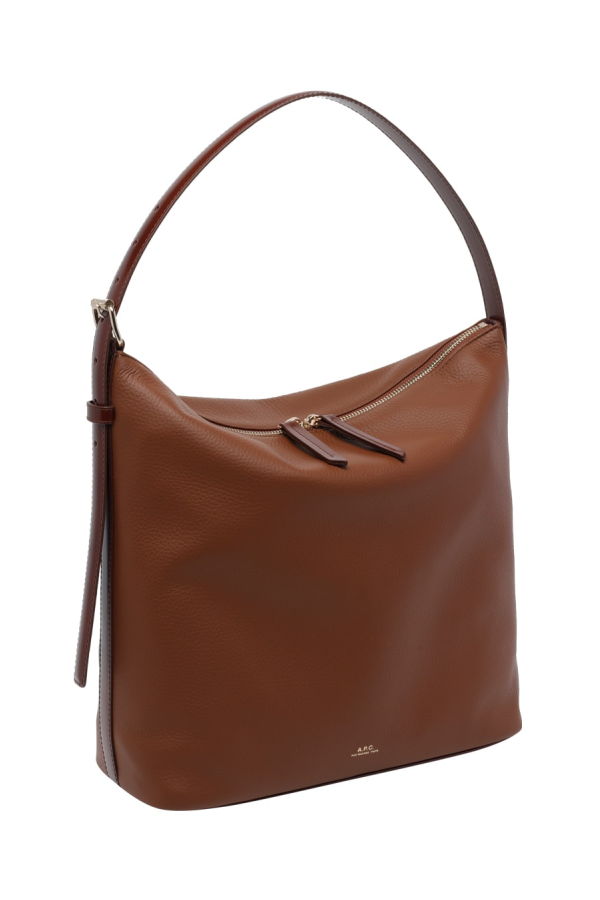 A.P.C. Vera Shoulder Bag - Brown