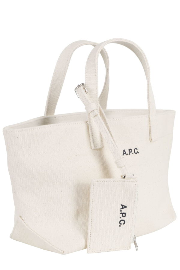 A.P.C. Le Drummer Toile Small Tote Bag - Aad Ecru