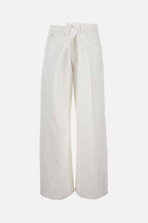 AGOLDE Wide Leg Jeans - White