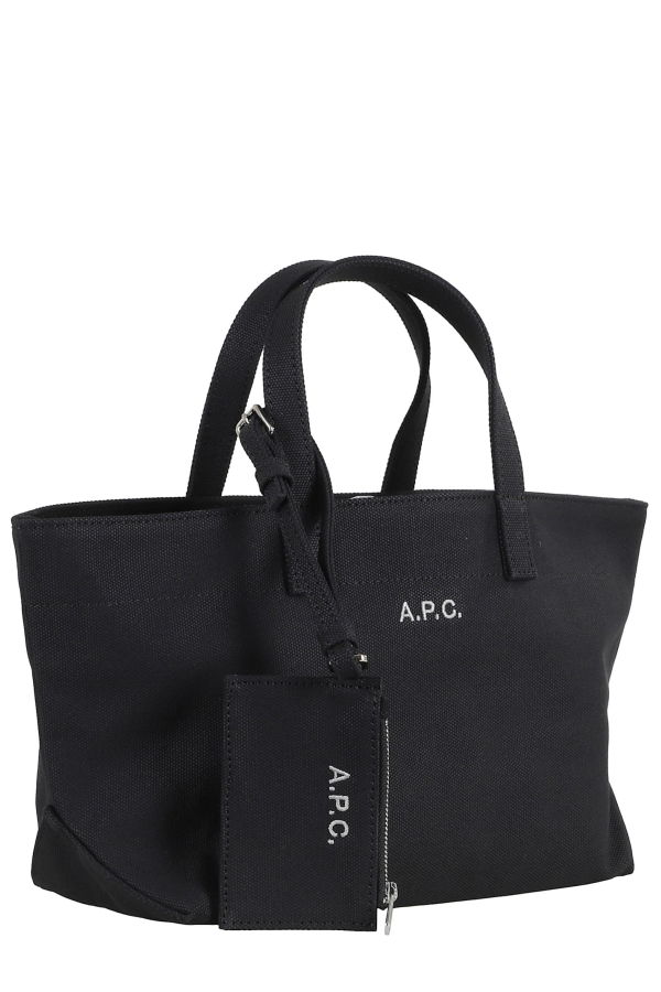 A.P.C. Le Drummer Toile Small Tote Bag - Black