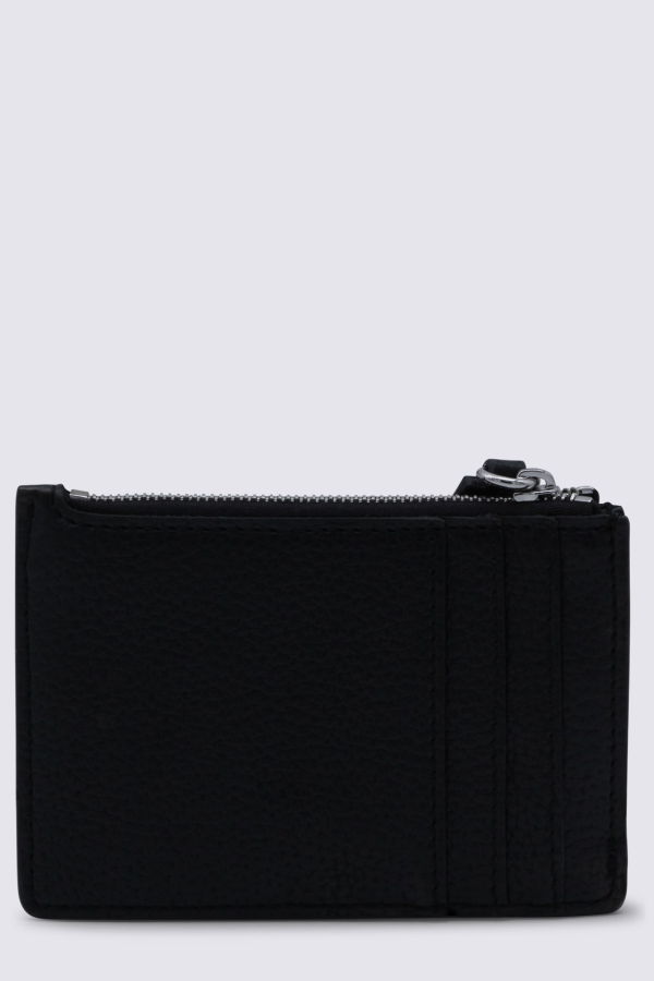 Vivienne Westwood Leather Card Holder Wallet - Black