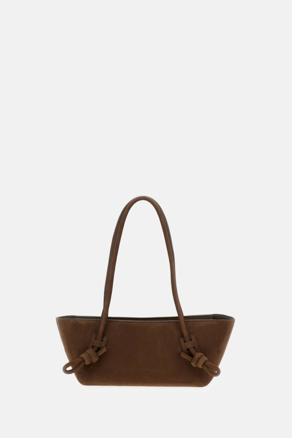 Hereu Fleca Nubuck Shoulder Bag - Brown