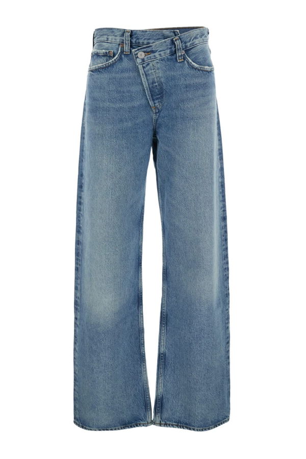 AGOLDE Asymmetric Jeans With Wide Leg - Blue