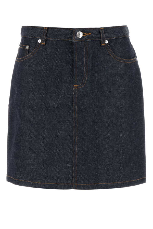 A.P.C. Denim Jupe Mini Skirt - IAI