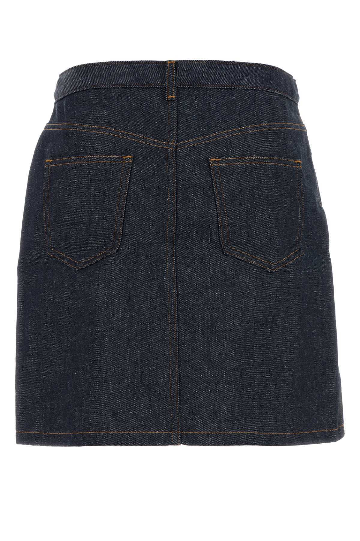 A.P.C. Denim Jupe Mini Skirt - IAI - Image 2 of 2